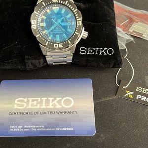 Seiko Prospex Automatic Diver Stainless Steel, Blue Dial